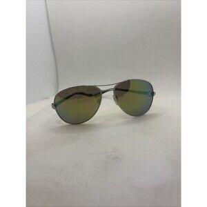 Polo Ralph Lauren Sunglasses Shiny Gold Frame Green Lenses - 7034